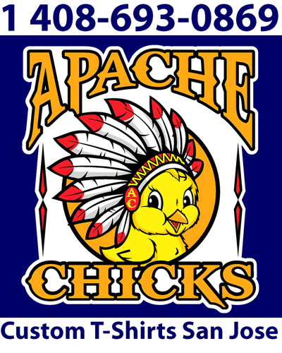 T-Shirt printing San Jose. Apache Chicks